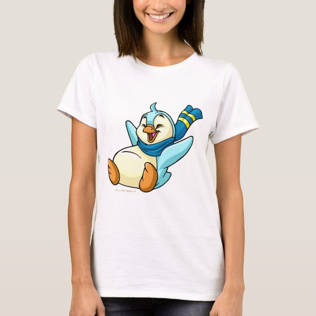 Glidning av blått Bruce T-shirt (Framsida)