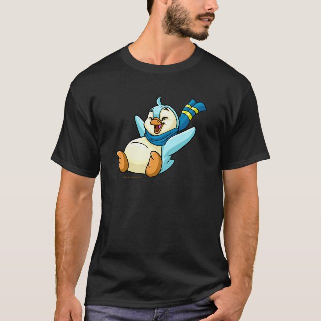 Glidning av blått Bruce T-shirt (Framsida)