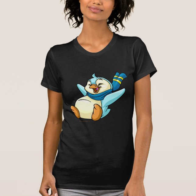 Glidning av blått Bruce Tee Shirt (Framsida)