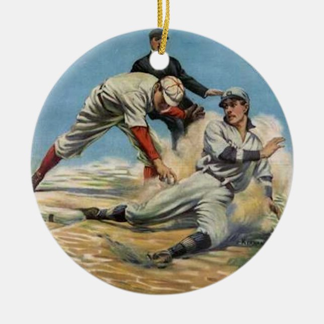 Glidning hem julgransprydnad keramik (Framsidan)