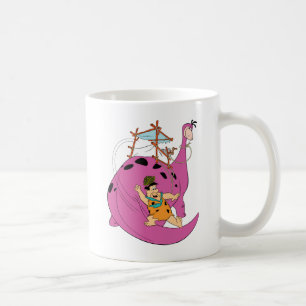 Glidningen för Flintstones Fred besegrar svanen Kaffemugg
