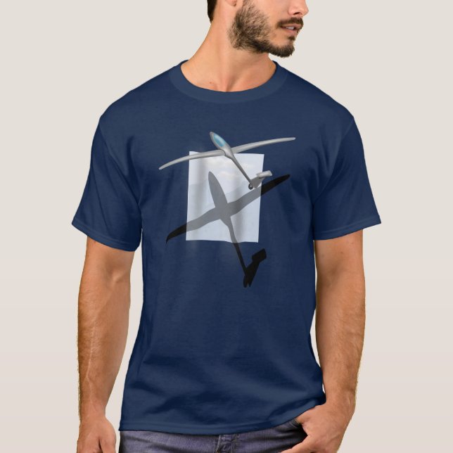 Glidningmanar grundläggande mörka skjorta tee shirt (Framsida)