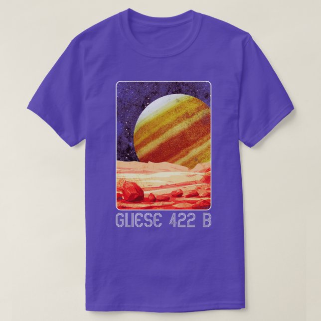 Gliese 422 b Exoplanet Planet T Shirt (Design framsida)
