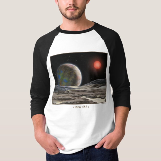 Gliese 581 c skjorta tee (Framsida)