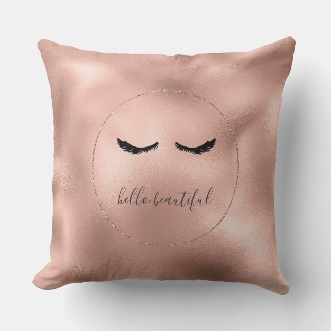 Gliltz Ro Guld EyelashGlam Kudde (Framsida)