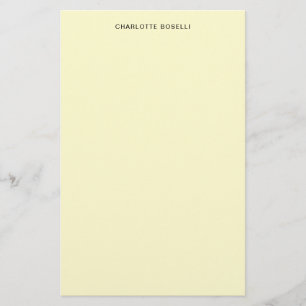 Glim för minimal vanlig klassisk Professionell Brevpapper
