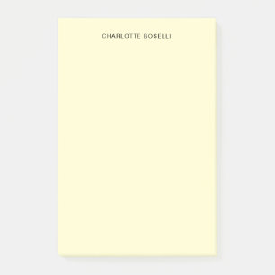 Glim för minimal vanlig klassisk Professionell Post-it Block
