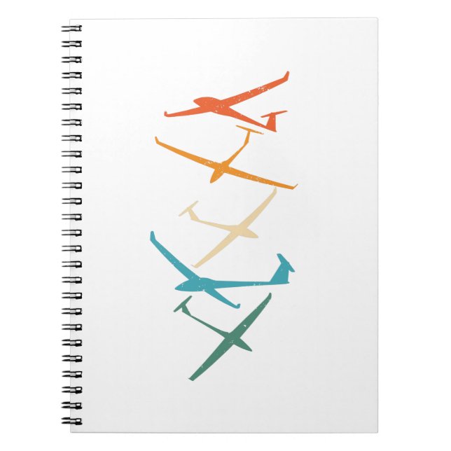 Glimer| Glider-pilotteamen Soar-gåvor Anteckningsbok (Framsidan)