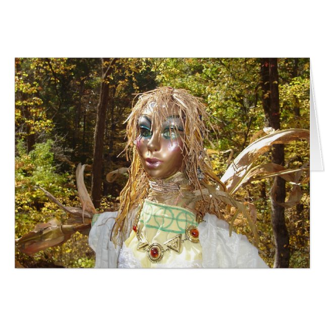 Glimma majdrottningen hälsningskort (Framsidan Horizontal)