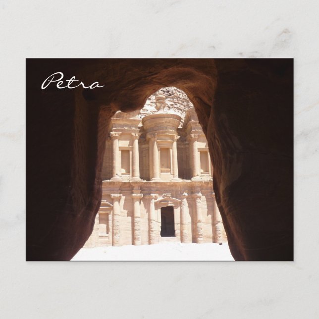 glimmad klosterpetra vykort (Framsida)