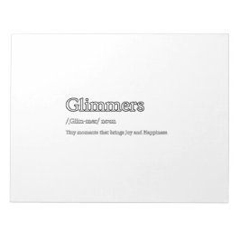 Glimmer bärbar dator anteckningsblock