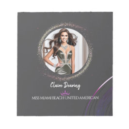 Glimmer Dust Titleholder Photo Notepad Anteckningsblock