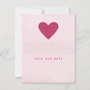 Glimmer Save Date Valentine Cards Spara Datumet