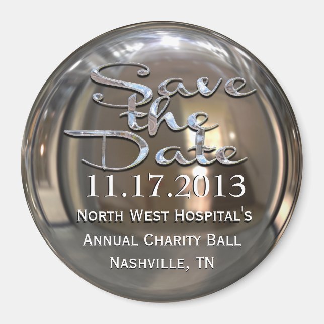 Glimmer Spara datum magneter (Framsidan)