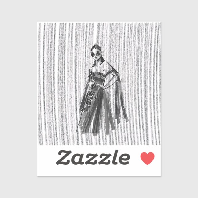 Glimmer Tech couture. Klistermärken (Ark)