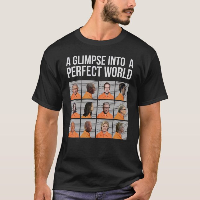 Glimmer till en världspolitisk Perfekt T Shirt (Framsida)