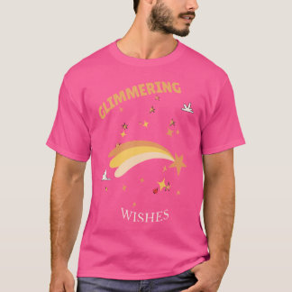 Glimmering Wishes Shooting Stars Present T Shirt
