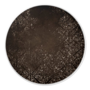 Glimmery Bronze Grunge Rik Brown Glam Damask Knopp