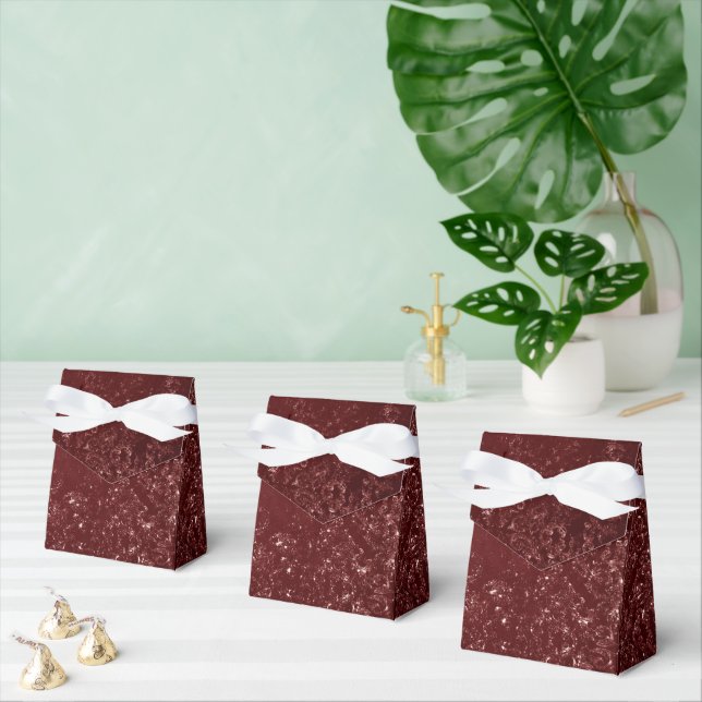 Glimmery Henna Grunge | Rik Blood Red Glam Damask Presentaskar (Multipel)