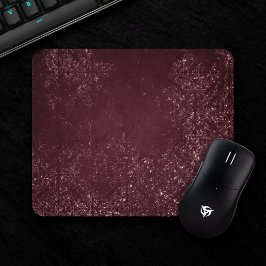 Glimmery Vin Grunge | Sangria Bordeaux Damask Musmatta