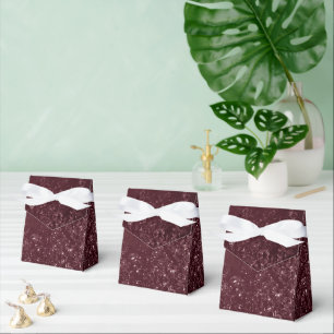 Glimmery Vin Grunge Sangria Bordeaux Damask Presentaskar