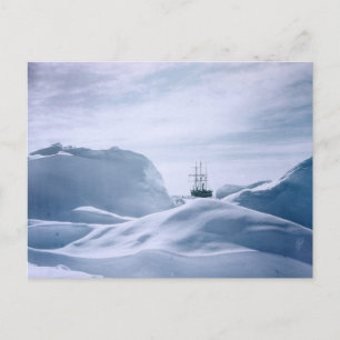 Glimpse Frakten Endurance Antarctica Vykort