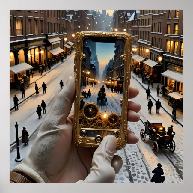 Glimpse in i Viktorian Future Poster (Framsidan)