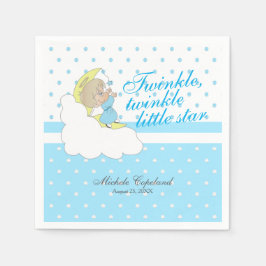 Glimt för glimt stjärna lite - pojke pappersservett