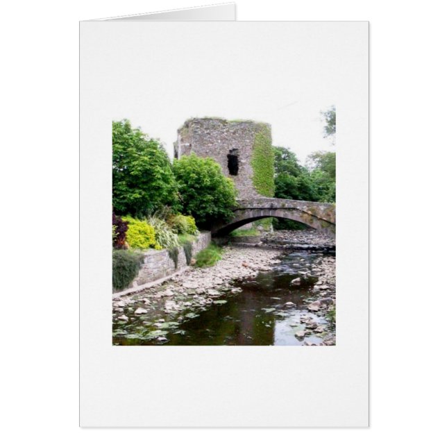 Glin, Irland Hälsningskort (Framsidan)