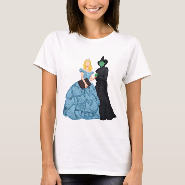 Glinda e Elphaba - Wicked T Shirt (Framsida)