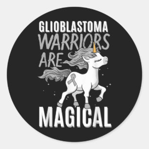 Glioblastoma Multiforme Warrior Klass IV Astrocyto Runt Klistermärke