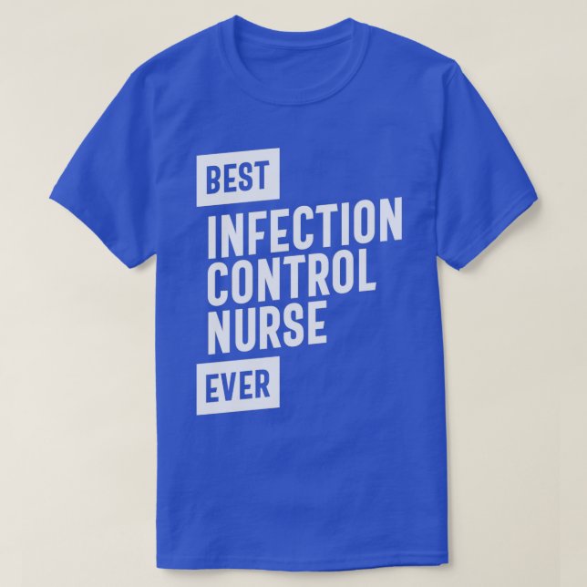 Glipp för bästa infektionskontroll - sjuksköterske t shirt (Design framsida)