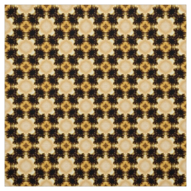 Glitch2 Blek Golden FurnMöbler Fabric Tyg (Provkarta)