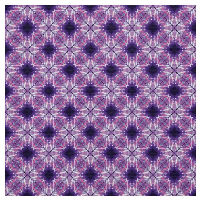 Glitch2 Blue Dim Lila FurnMöbler Fabric Tyg (Provkarta)