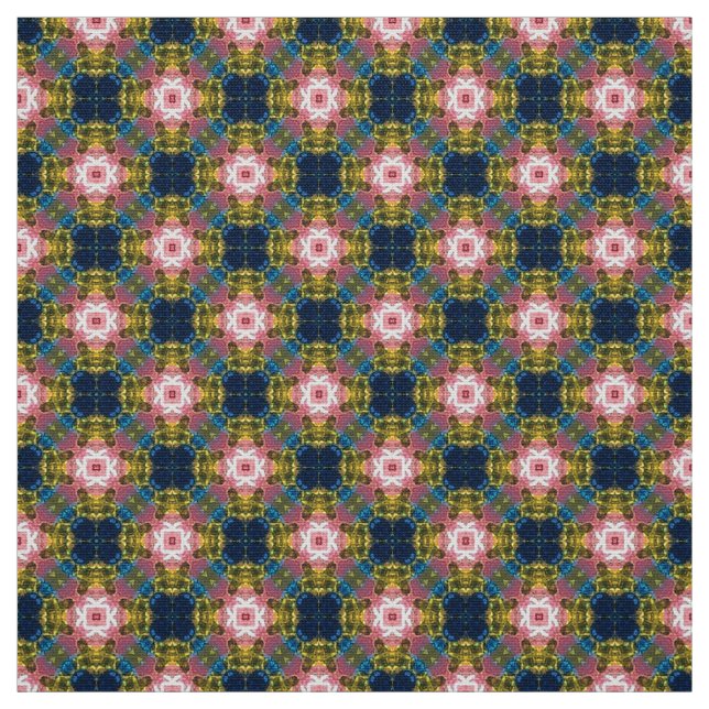 Glitch2 Blue Grönt Vit möbeltyg Tyg (Provkarta)