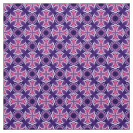 Glitch2 Blue Magenta FurnMöbler Fabric Tyg