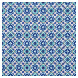 Glitch2 Blue White FurnMöbler Fabric Tyg