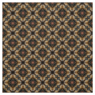 Glitch2 Brown Black Quilting Crafts Fabric Tyg
