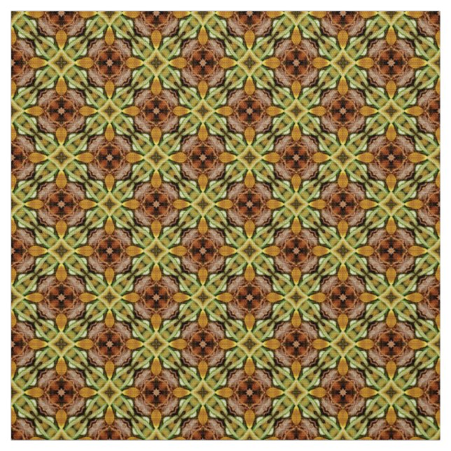 Glitch2 Brown Gult Quilting Crafts Fabric Tyg (Provkarta)