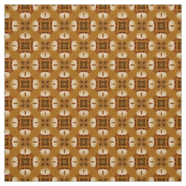 Glitch2 Brown Petal Fabric Tyg (Provkarta)