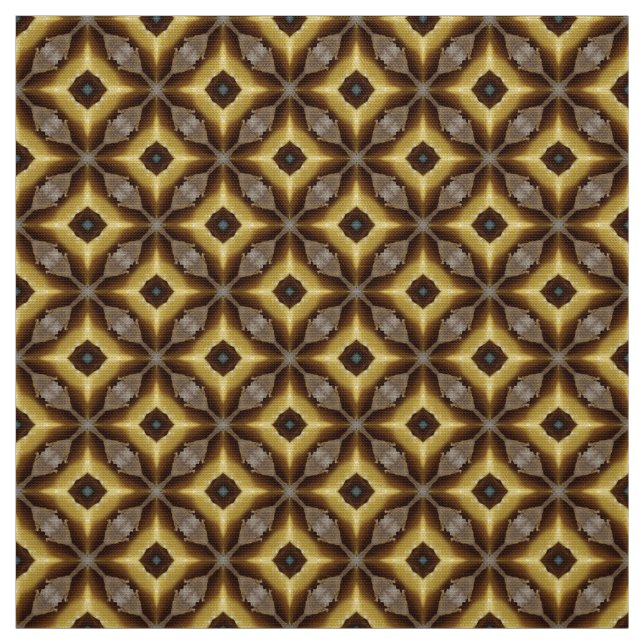 Glitch2 Brown Red White FurnMöbler Fabric Tyg (Provkarta)