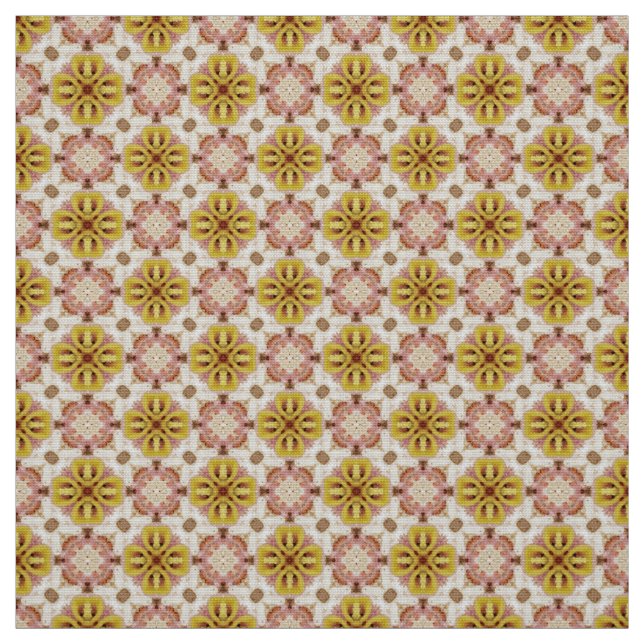 Glitch2 Golden Sundance Gult FurnMöbler Fabric Tyg (Provkarta)
