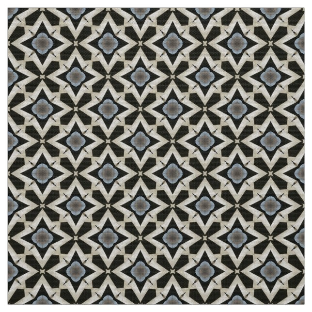 Glitch2-Grått, svart möbeltyg Tyg (Provkarta)