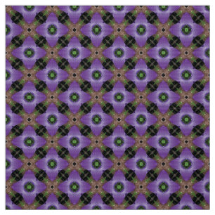 Glitch2 Lila Brown FurnMöbler Fabric Tyg