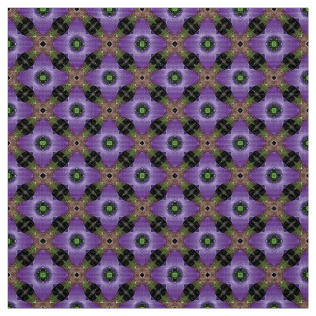 Glitch2 Lila Brown FurnMöbler Fabric Tyg (Provkarta)