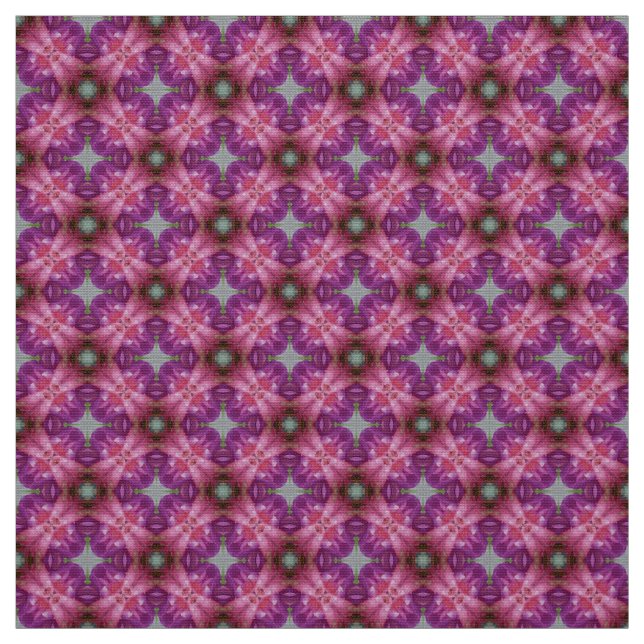 Glitch2 Red violet lila mönster Tyg (Provkarta)
