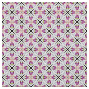 Glitch2 Soft Lavender magenta mönster Tyg
