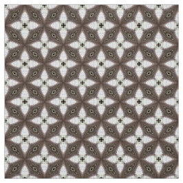 Glitch2 White Brown FurnMöbler Fabric Tyg