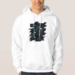 Glitch Art Herr Basic Hoodie