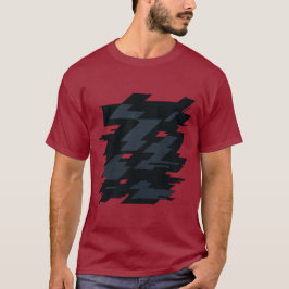 Glitch Art Herr Mörk T-Shirt